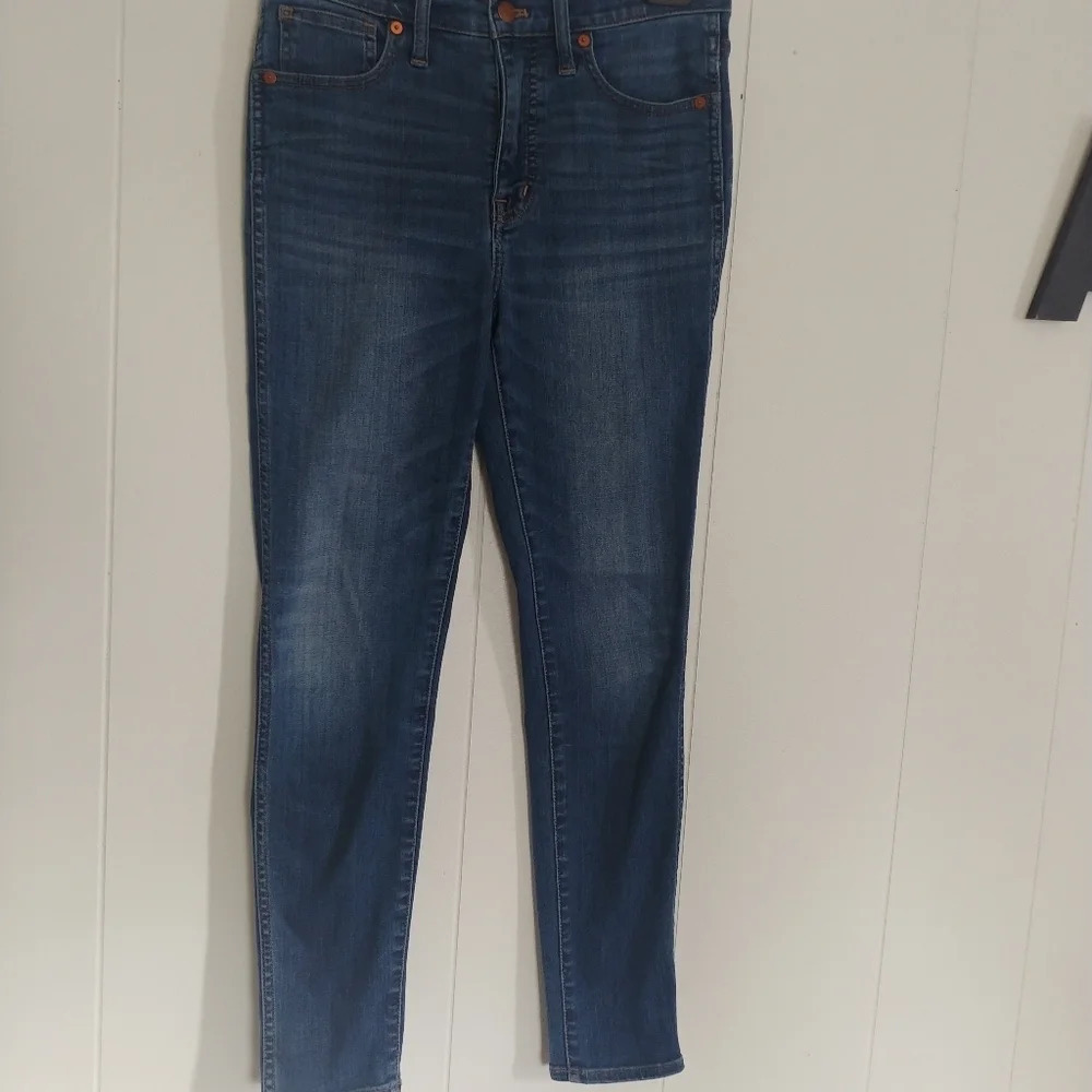 Madewell Women's 10 Inch High Rise Skinny Stretch Denim Jeans Size 27 - Picture 1 of 7